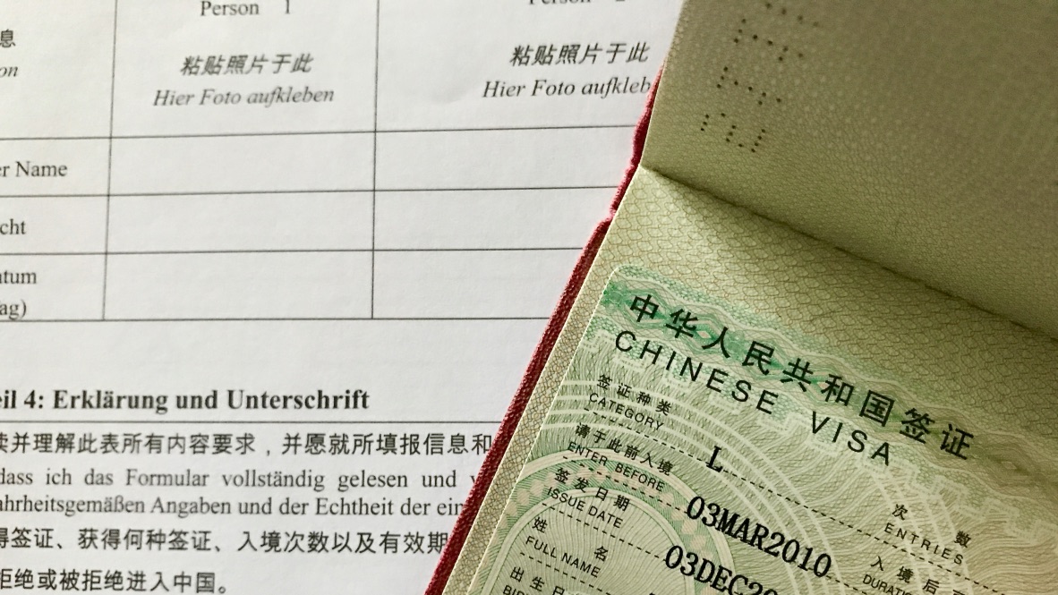 China-Visum beantragen: So  geht’s — nicht