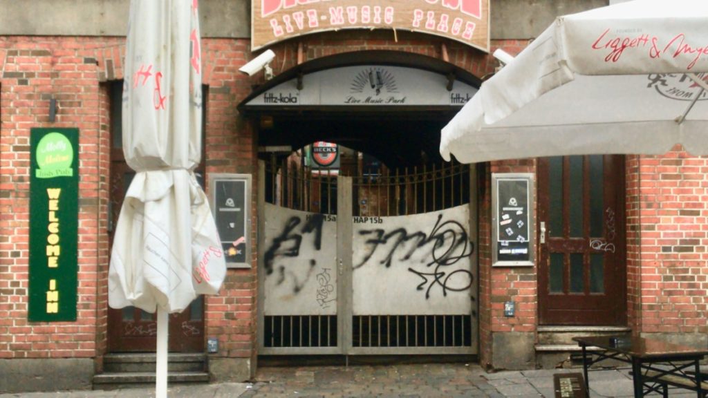 An der Hamburger Reeperbahn