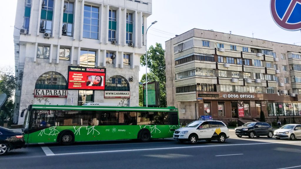 Almaty Verkehr